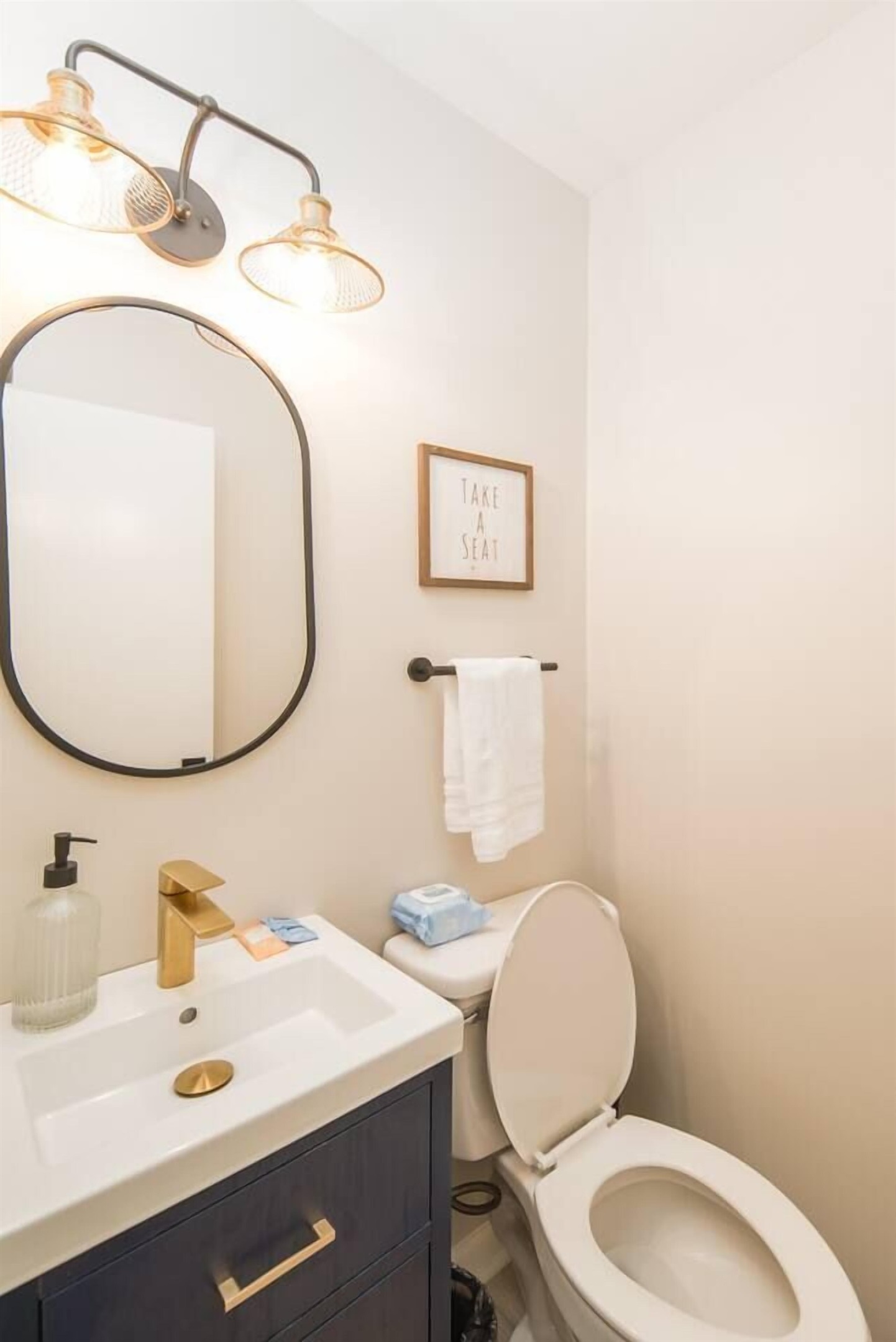 Unit 5: Half Bathroom Bed & Bath Linens Provided