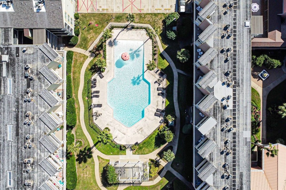 zero entry "mushroom" pool