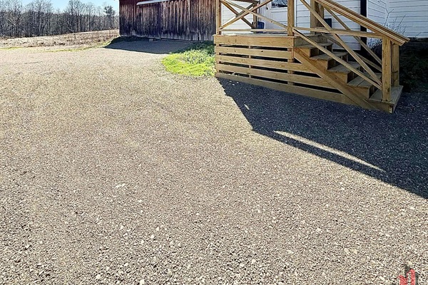 Ample parking - plenty of room for boats, ATV's, campers, etc.