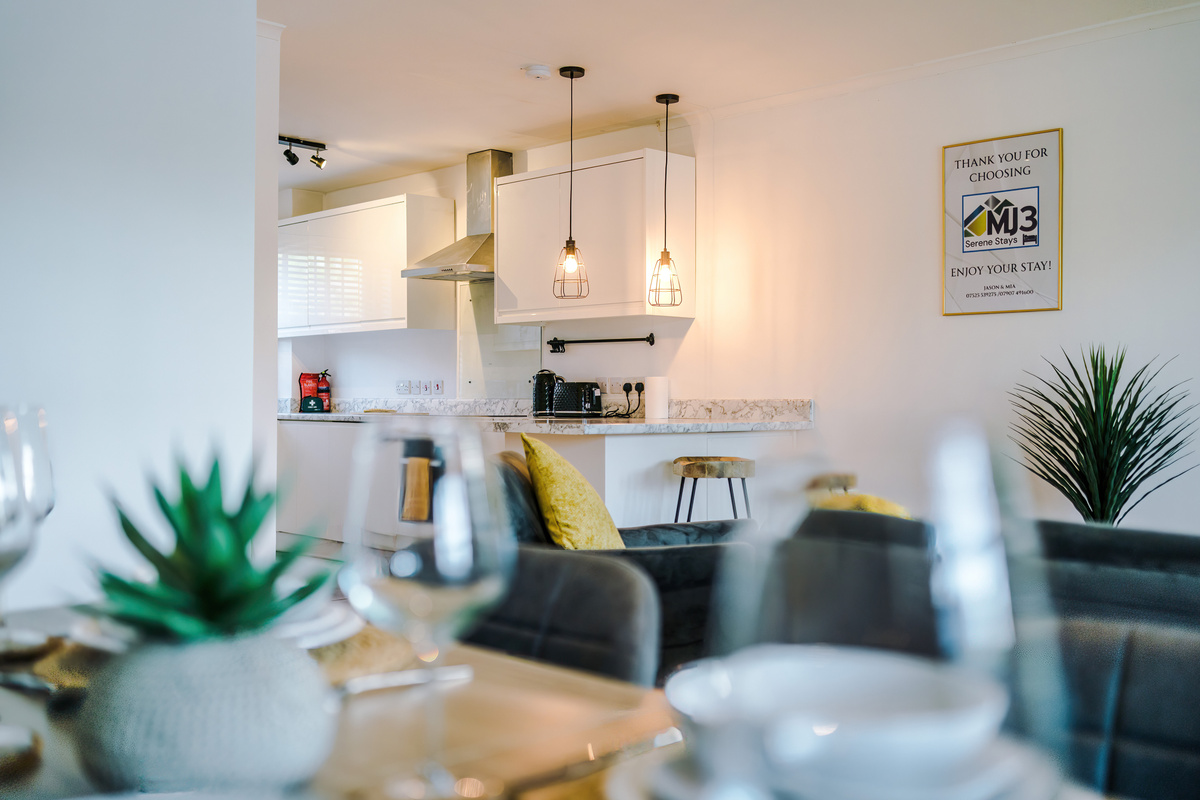 Open plan living area