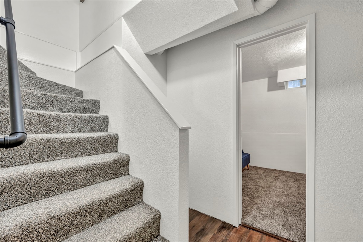 More room downstairs!