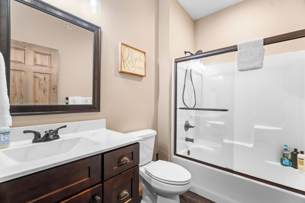 En suite bathroom for bedroom 1.
