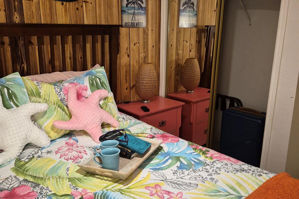 Plenty of closet space for your belongings