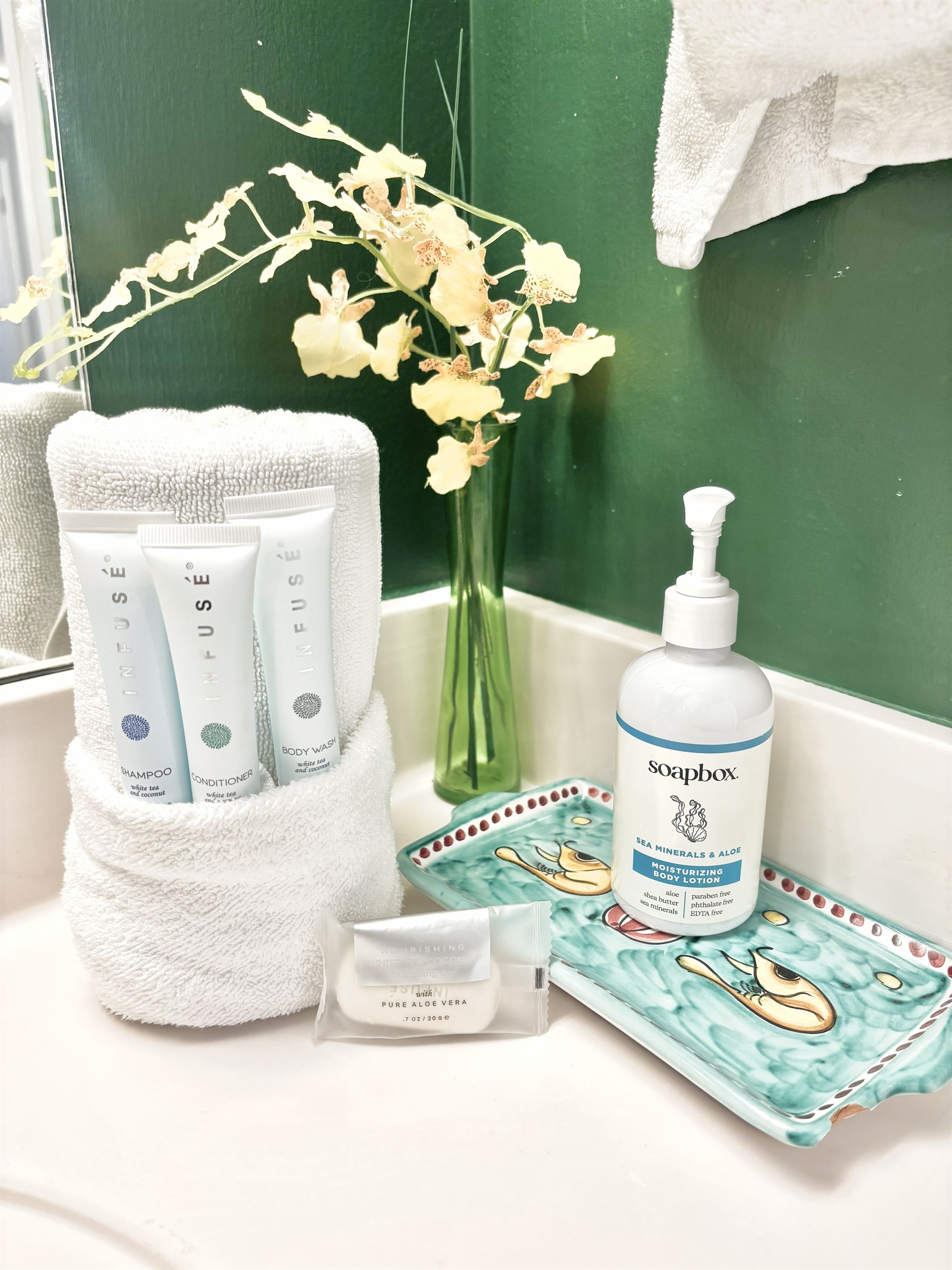 Starter amenities included