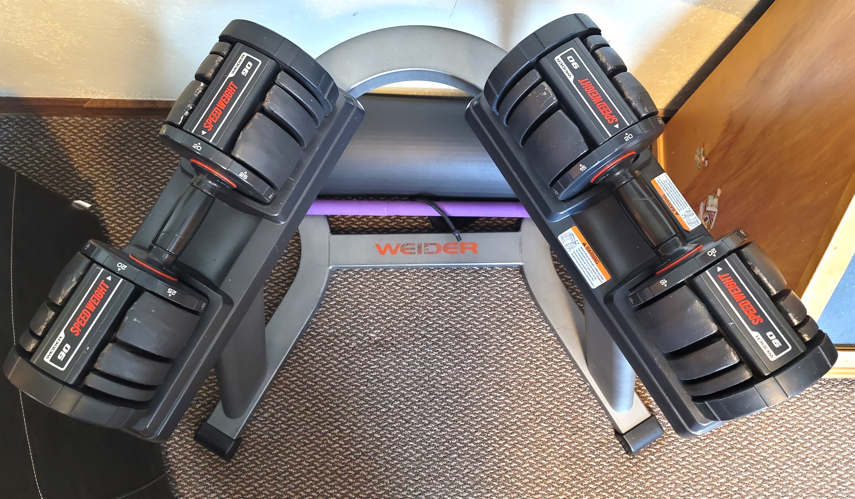 No need to break that New Years resolution just because you're on vacation!  We have adjustable speedweights! (For adult use only)