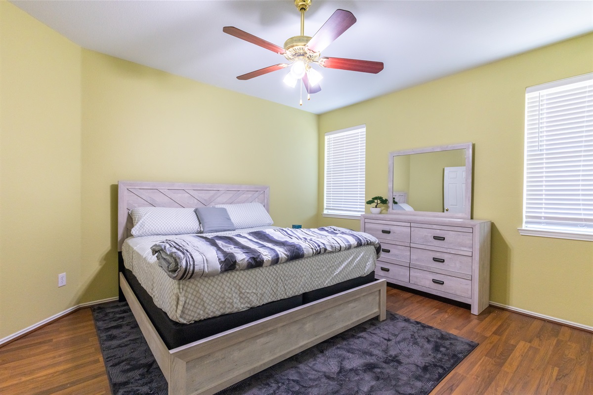 Queen Bedroom 1: Comfy and inviting bedrooms for restful nights