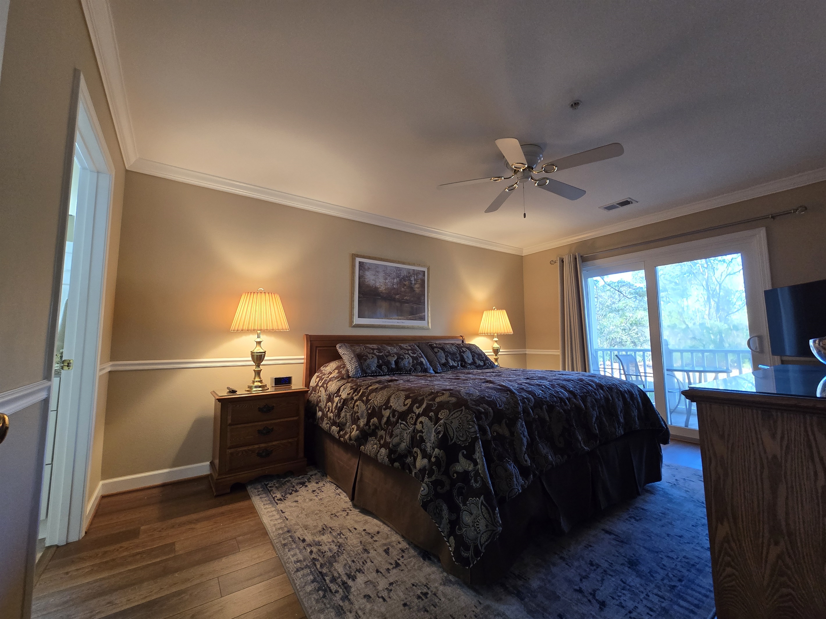 Spacious luxury king master suite