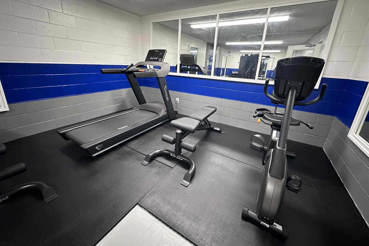 Newly updated fitness center