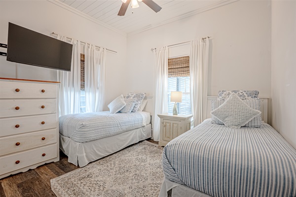 Bedroom with two beds