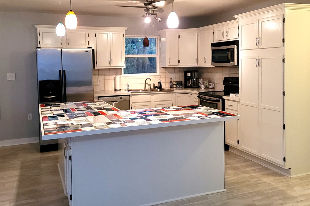 Fully Stocked with everything needed for longer stays