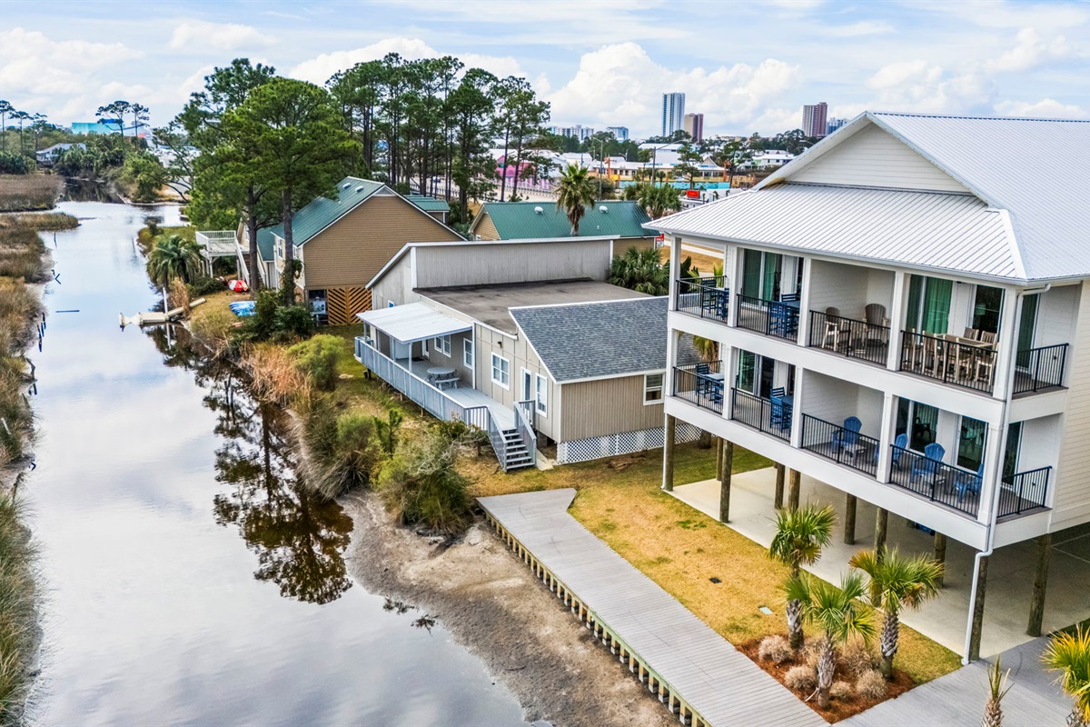 Exterior Balcony and Bayou View