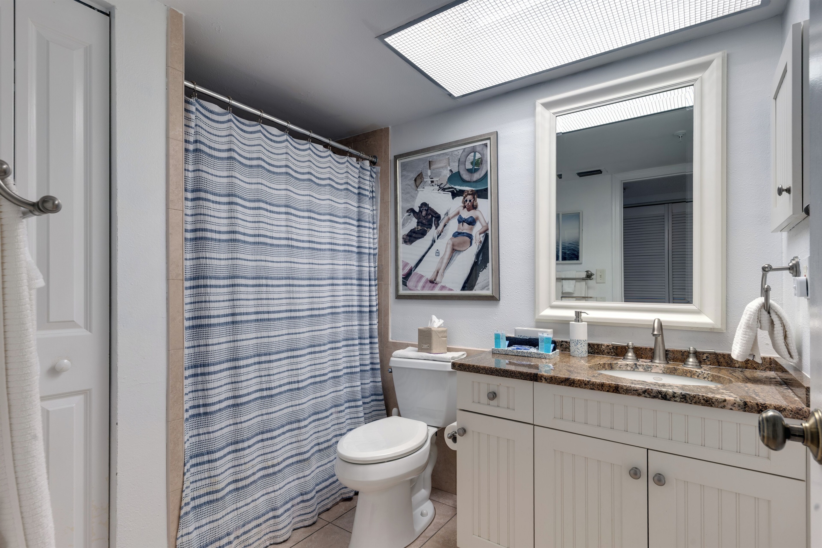 This is the guest bathroom with shower.