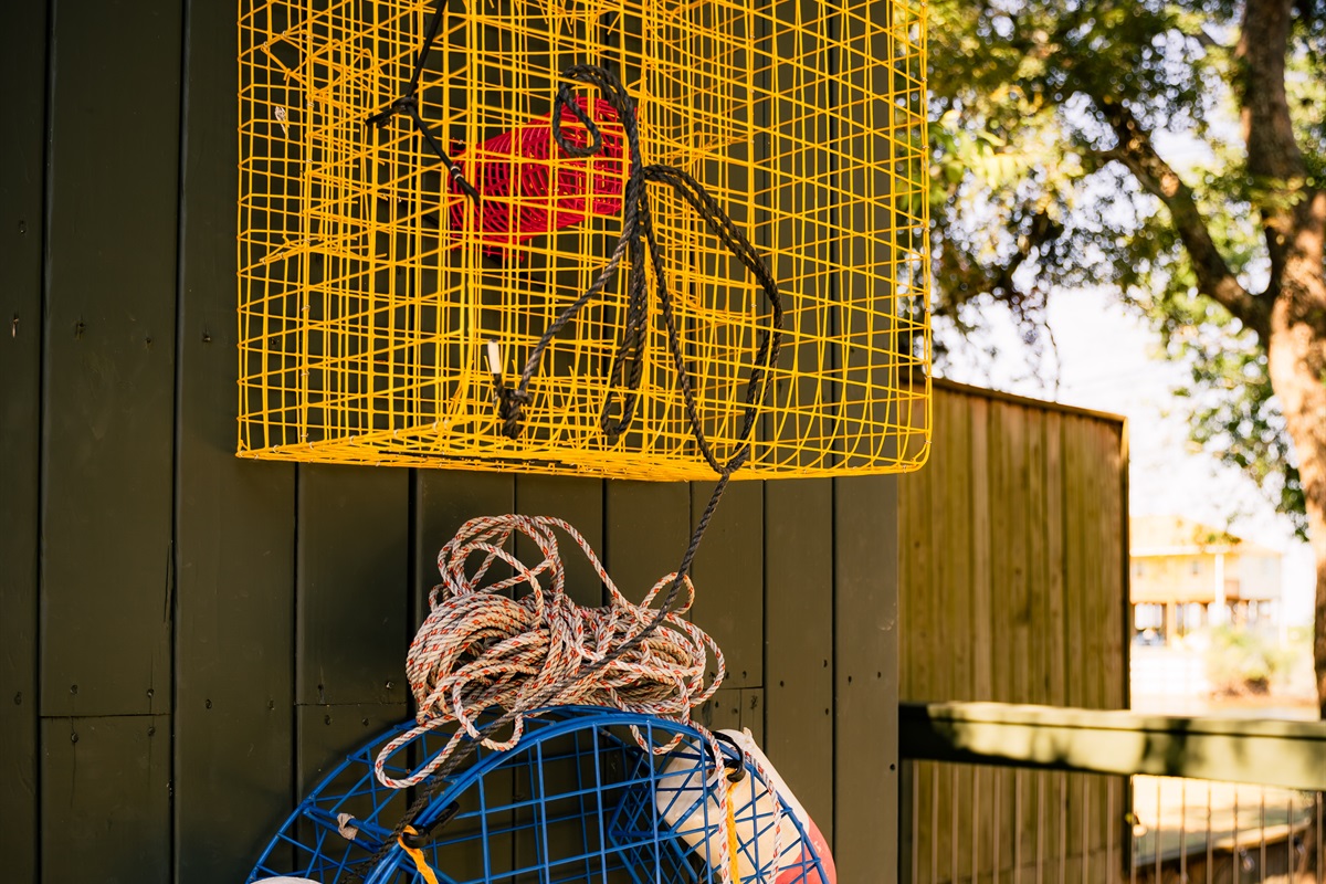 Crab traps provided for guest use.. just bring or catch your bait!