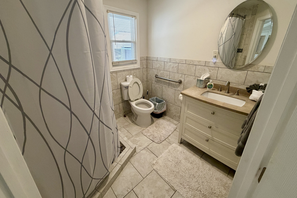 3rd Bathroom with stand alone shower- right off the kitchen