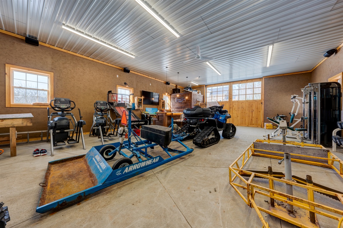 View of area in the barn