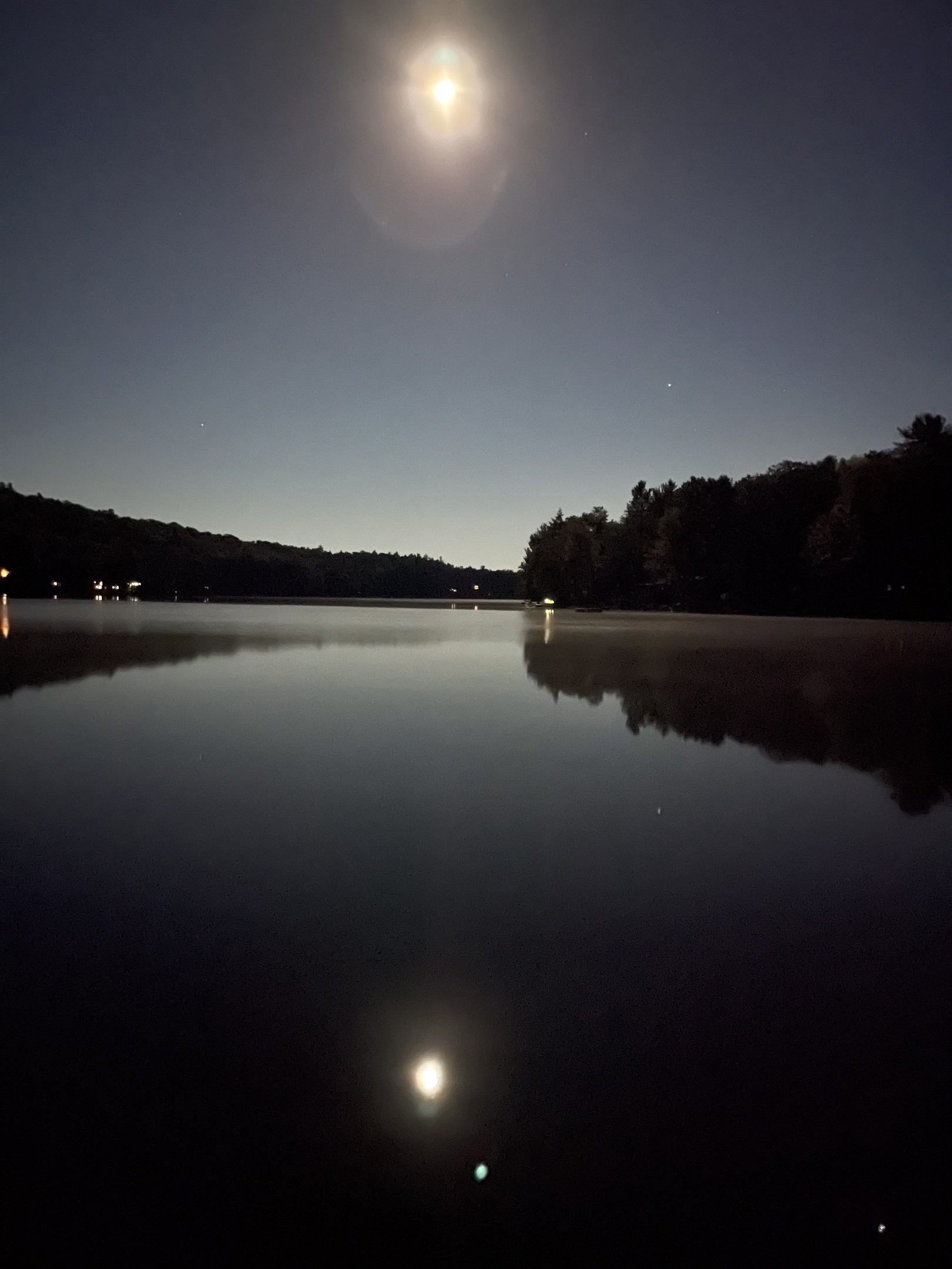 Full Moon over Arnold Lake