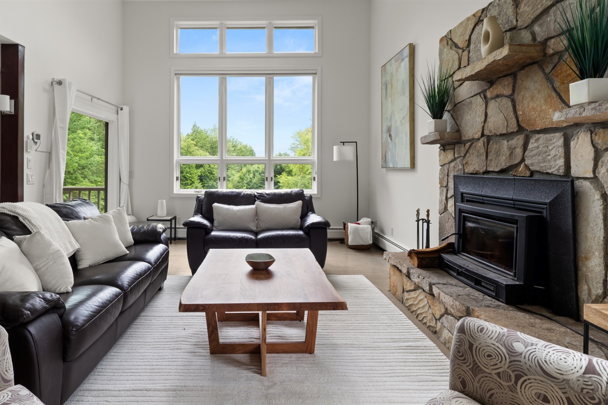 Upper level living room