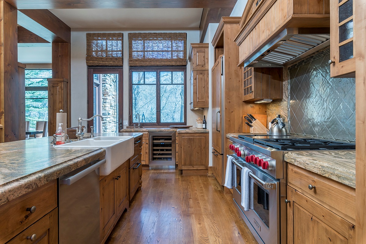 Kitchen- Wolf ovens, gas cooktops, Sub Zero refrigerator, wine cooler