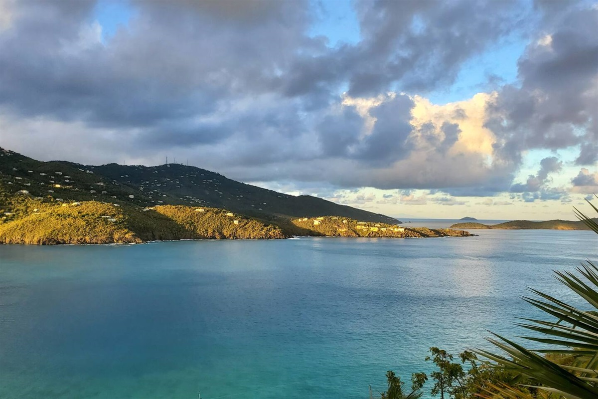 Breathtaking views of Magens Bay and beyond from your villa.