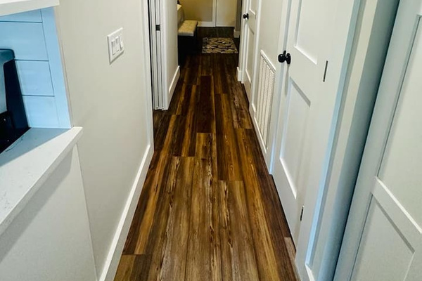 Hallway to the living area