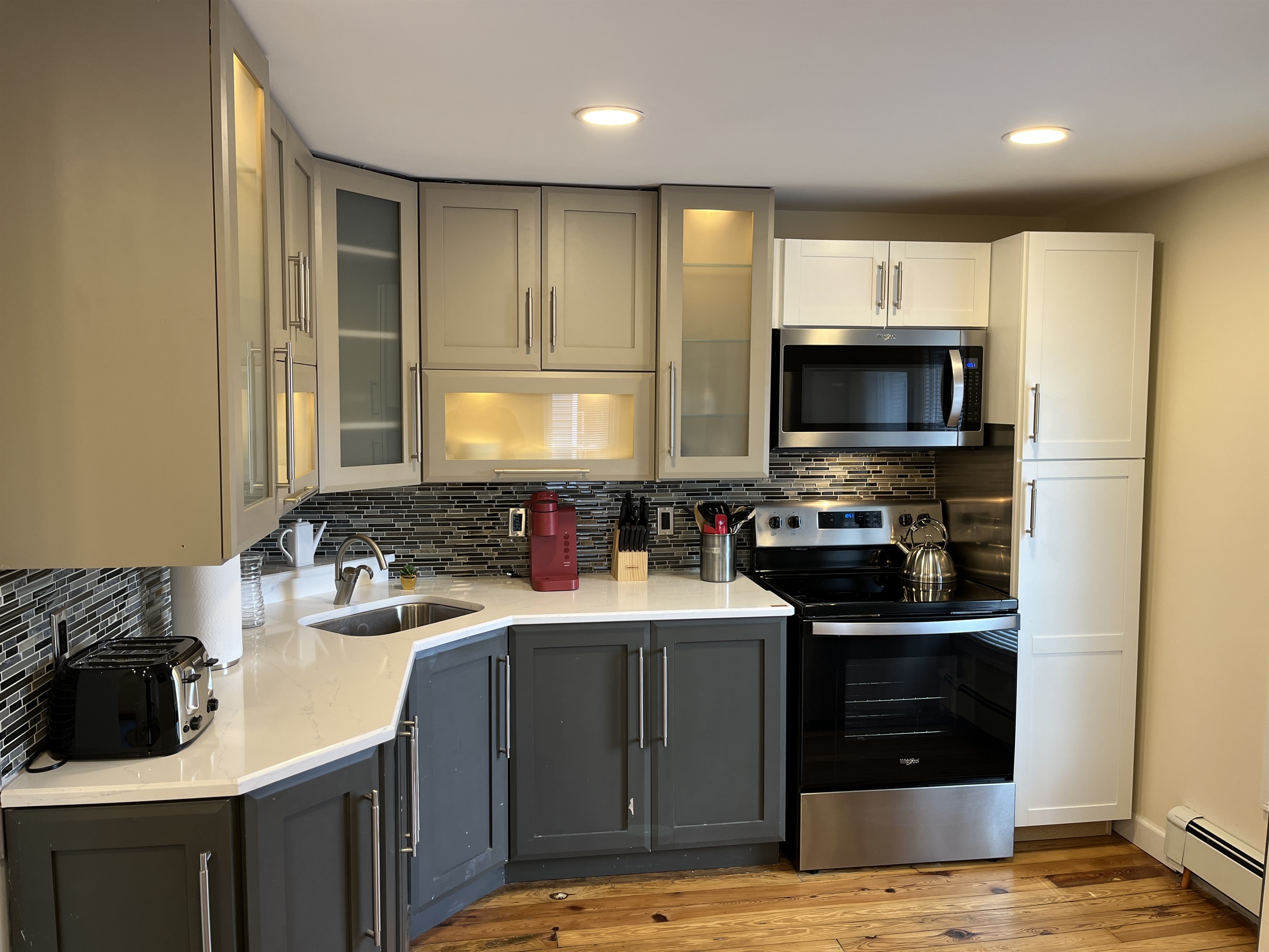 Beautiful new kitchen with modern look