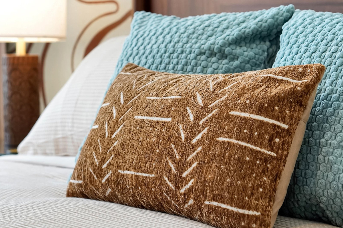 Moana King Suite: Island-inspired colours, textures and thoughtful details complete the relaxing king suite.