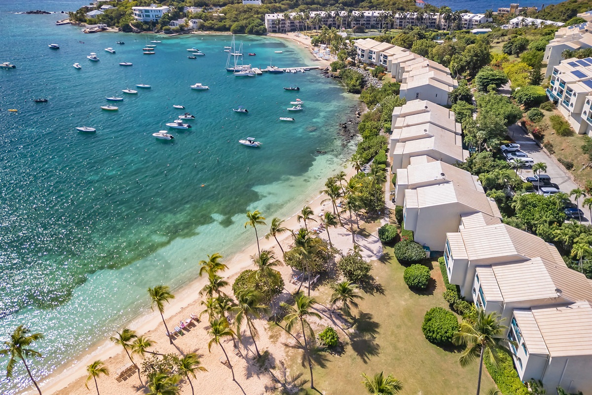 From above, the island&rsquo;s charm is even more mesmerizing.