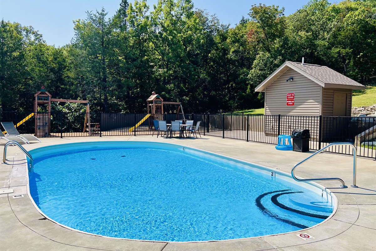 Second pool with community playground!