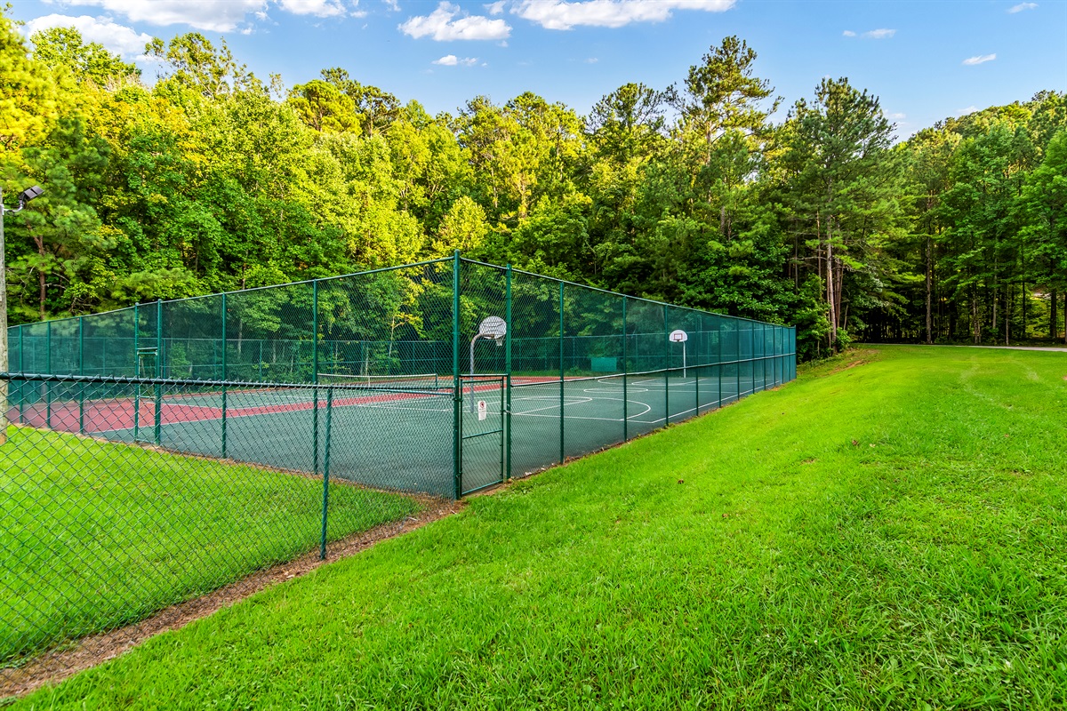 Neighborhood tennis courts