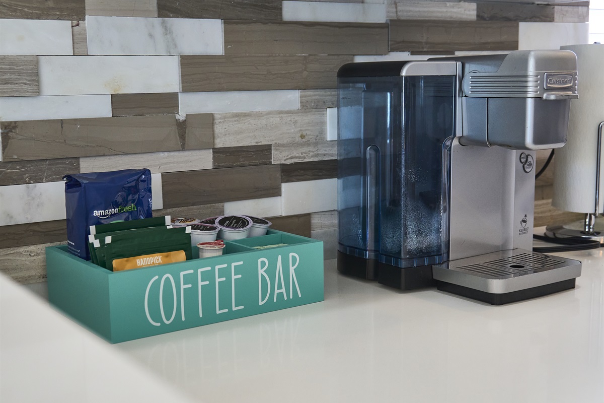 Two coffee machines in the kitchen