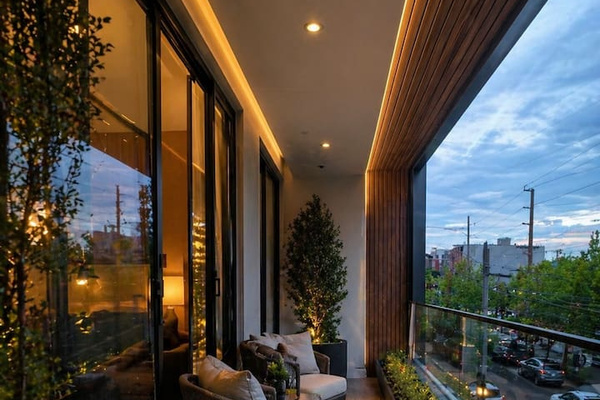 Private balcony