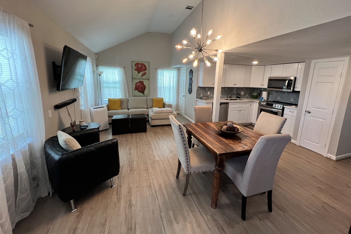 Main area as you enter the home