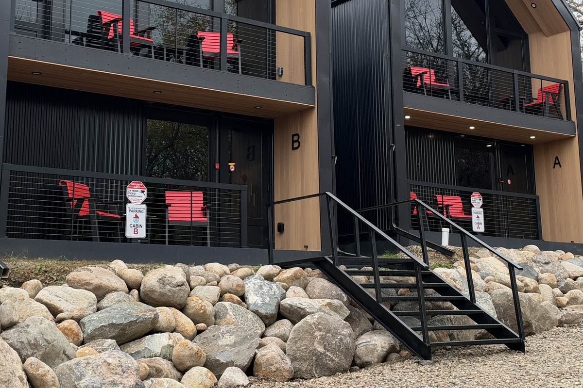 Parking Side of Cabins
