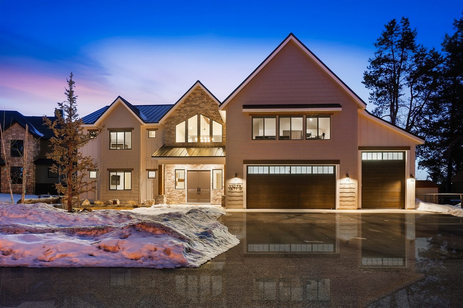 Arrive in Style at This Stunning Designer Home