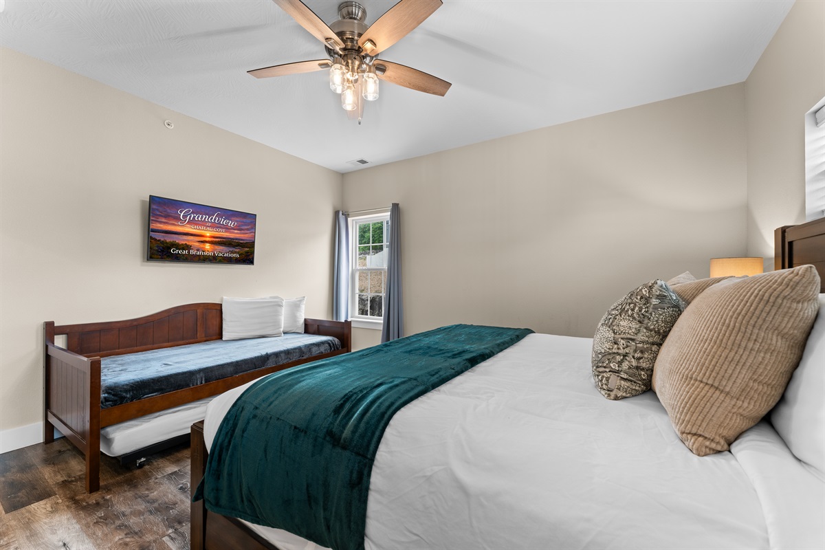 King bedroom #8 with shared bathroom