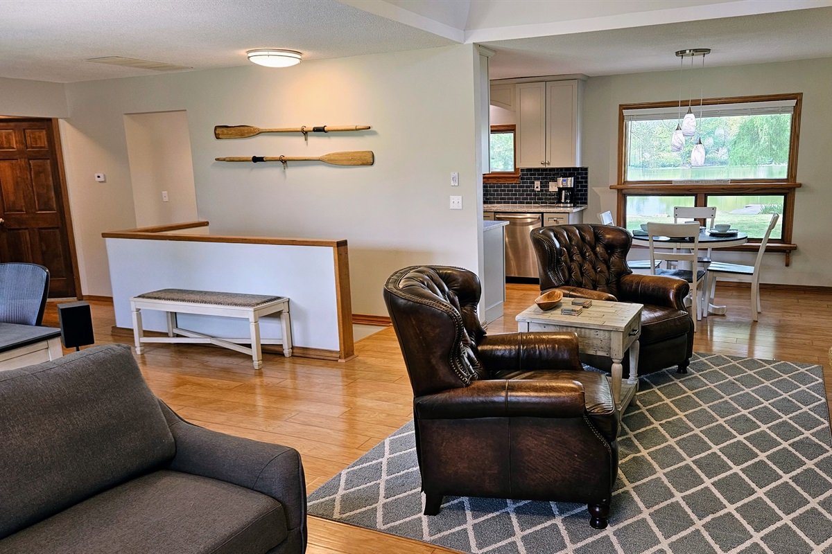 Lake views from anywhere in the house.