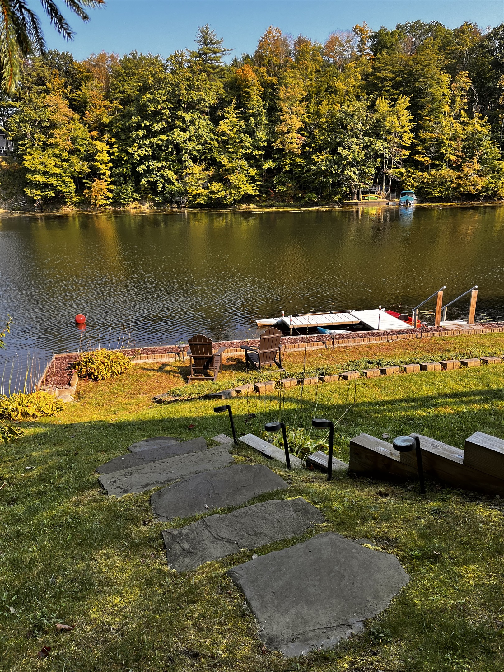 Water view from deck