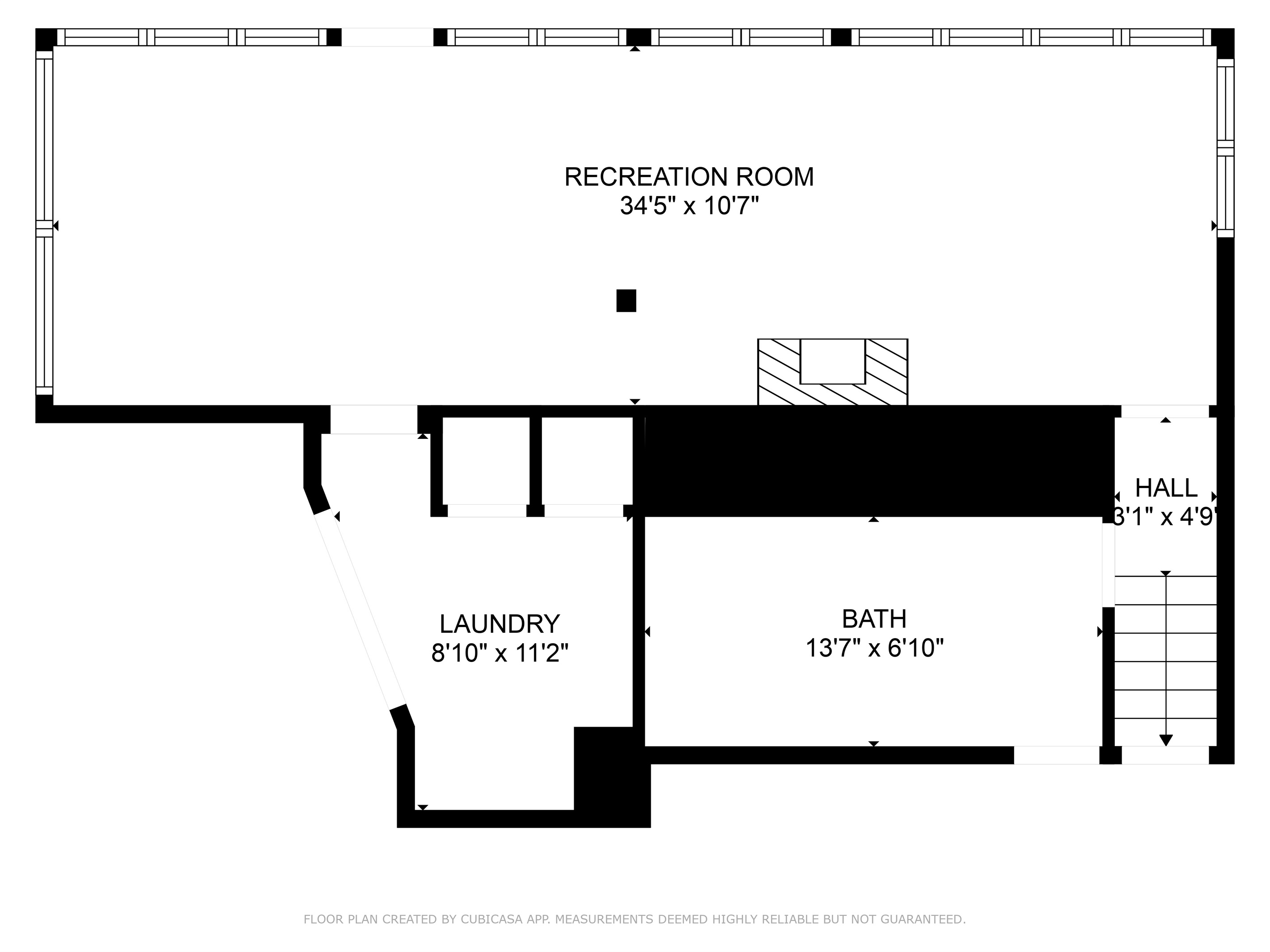 lower level floor plan main house