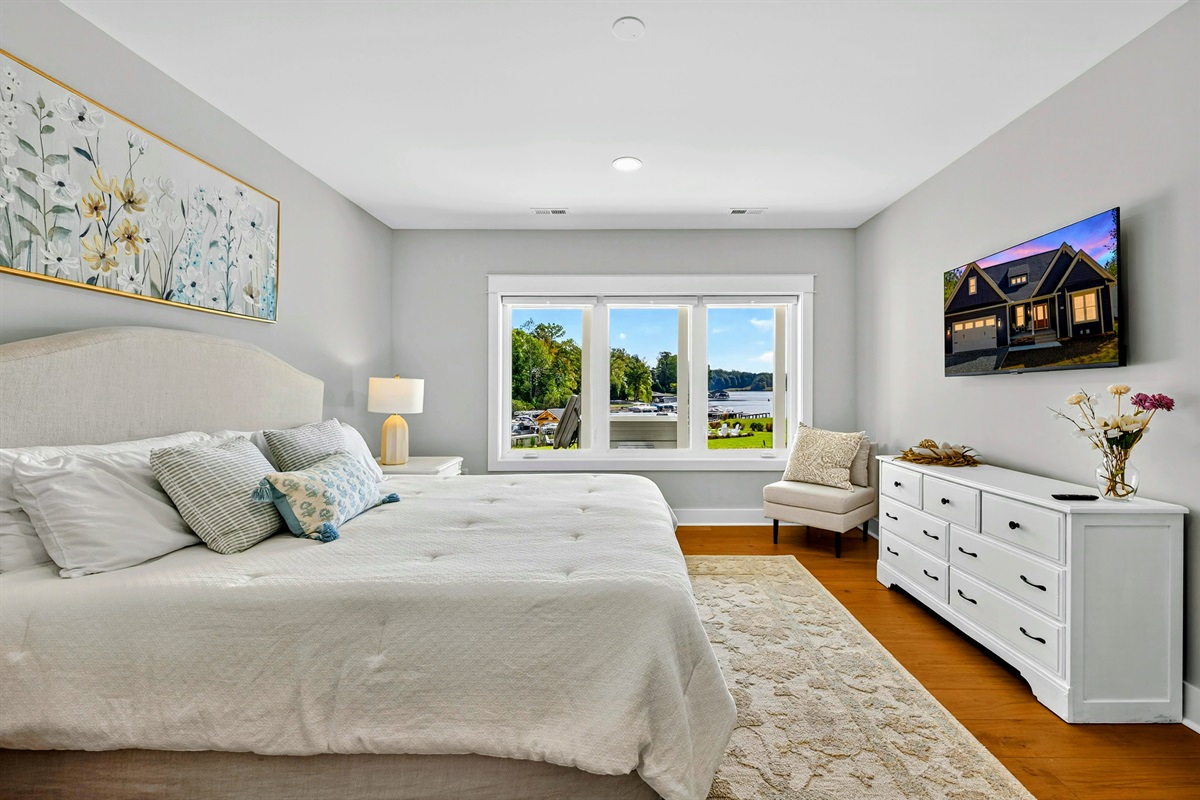 Every element of this room is thoughtfully curated with sweet details that seamlessly tie together the color palette that create a harmonious and inviting retreat!