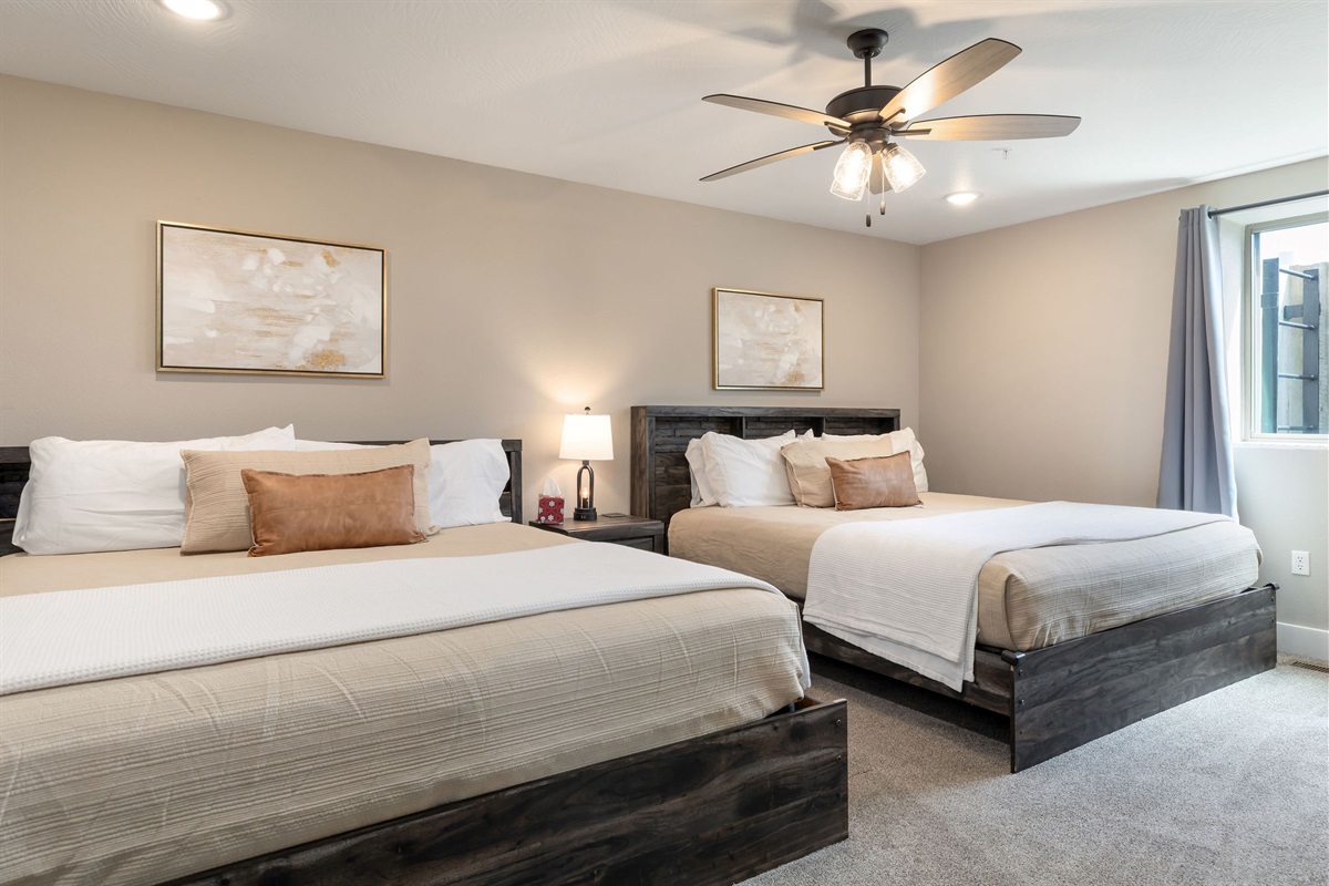 Lower level double king bedroom #3 w/ ensuite
