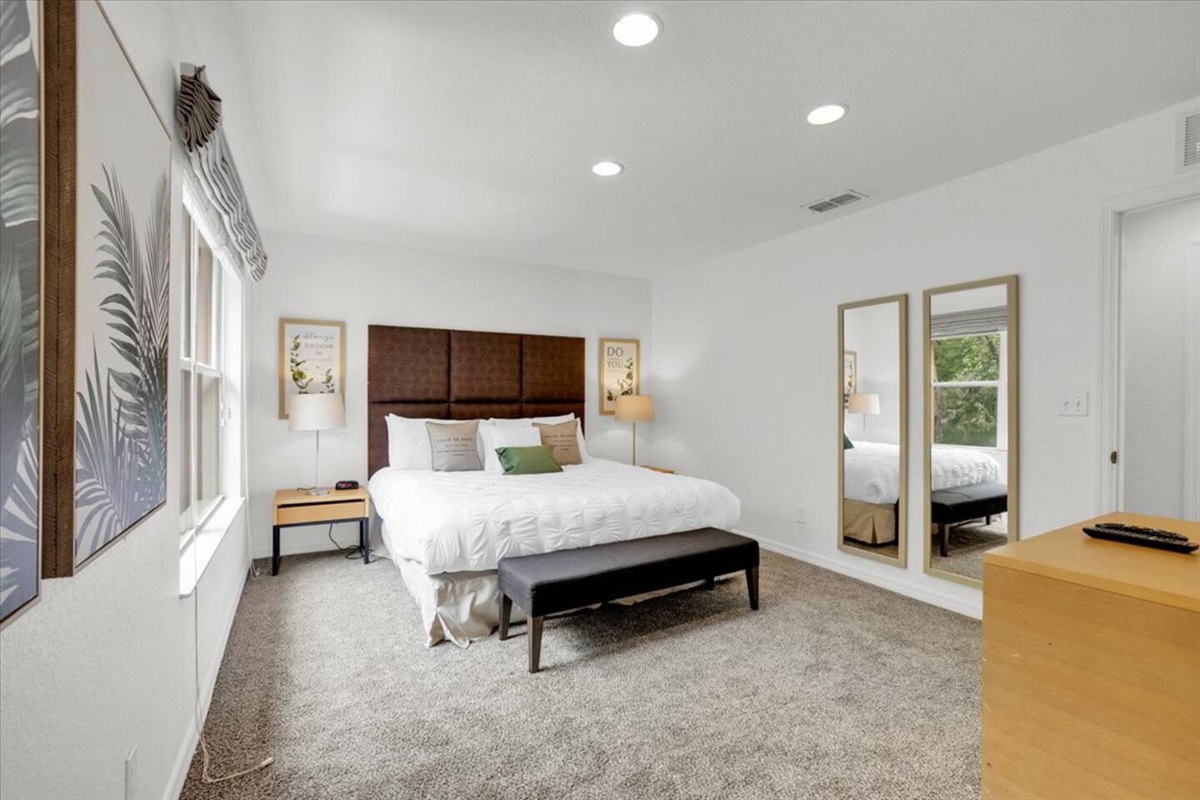 2nd level master bedroom
