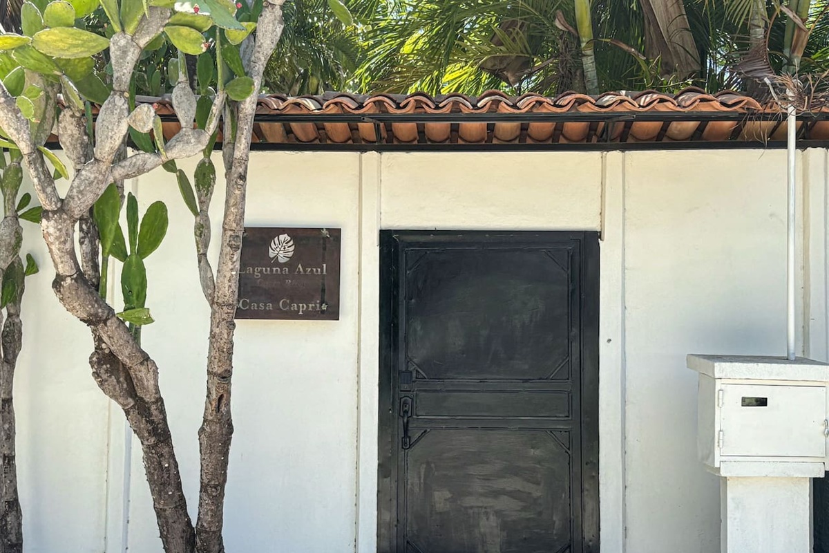 Off street parking and entrance for Casa Capri.  24/7 Security Camera monitoring this space.  