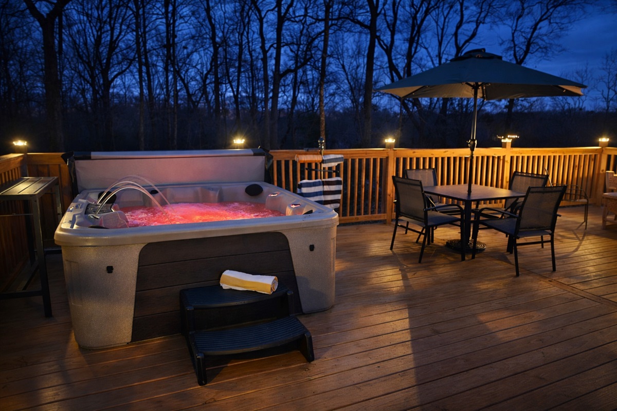 Soak under the stars.