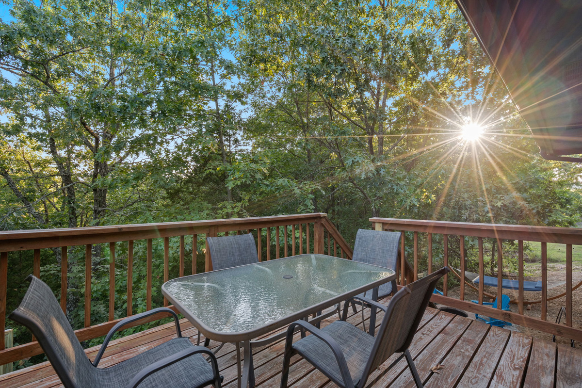 Morning Coffee with a private Ozark View