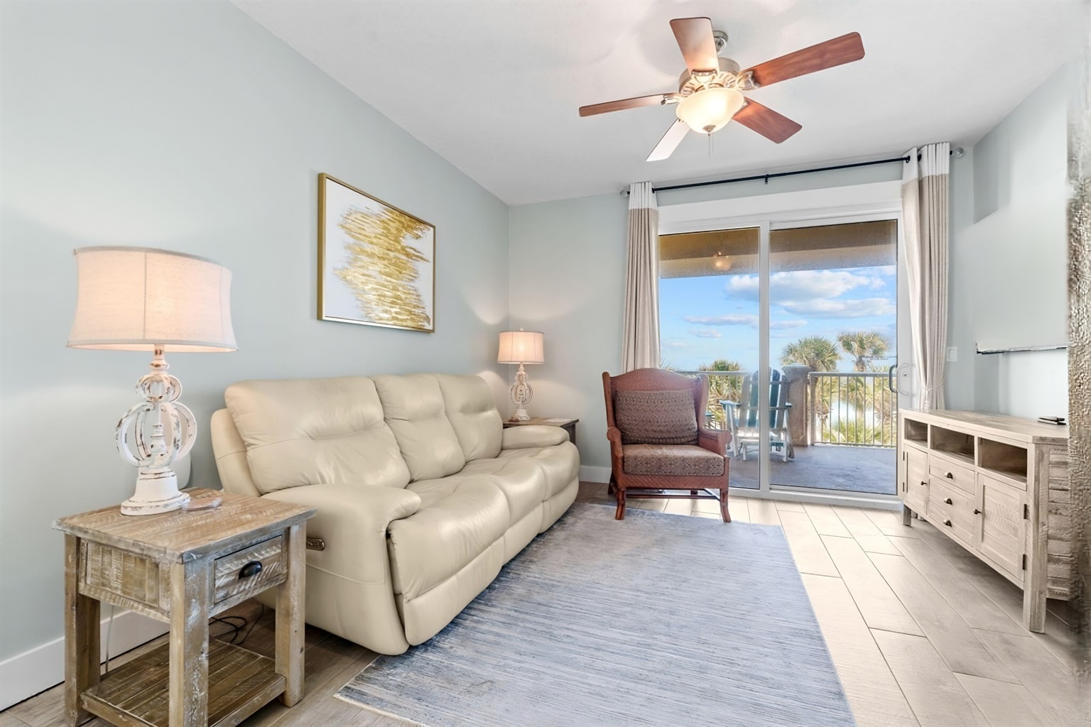 Gulf Views from Living Room