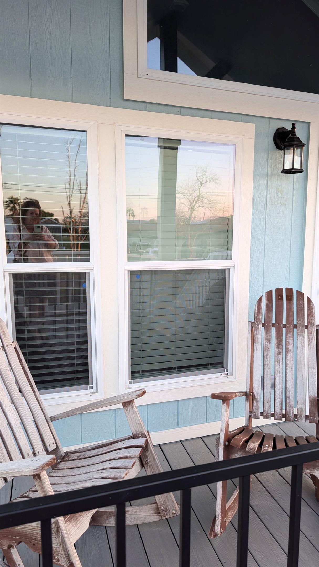 Morning coffee or evening cocktails, the porch is perfect!