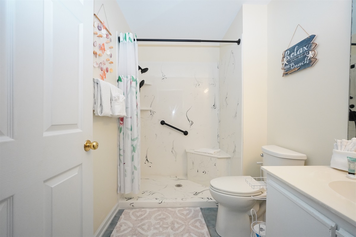 Rennovated Hall Bath