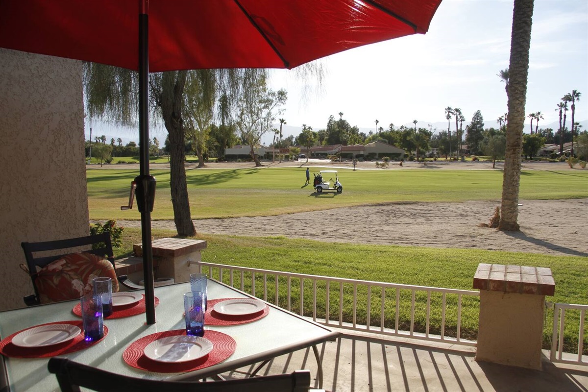 Or lounge on the back deck and watch the golfers so by with a cocktail in hand.