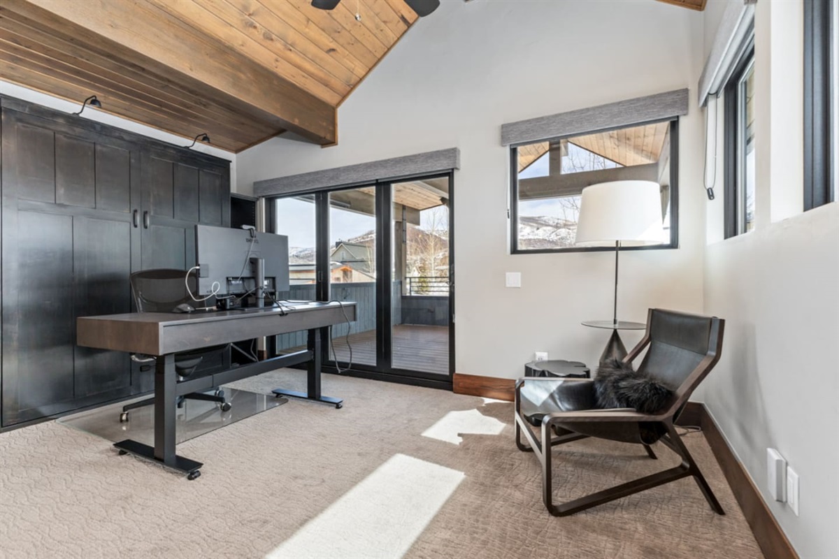 Upper Level Ensuite Bedroom 4 - Set up as Office
