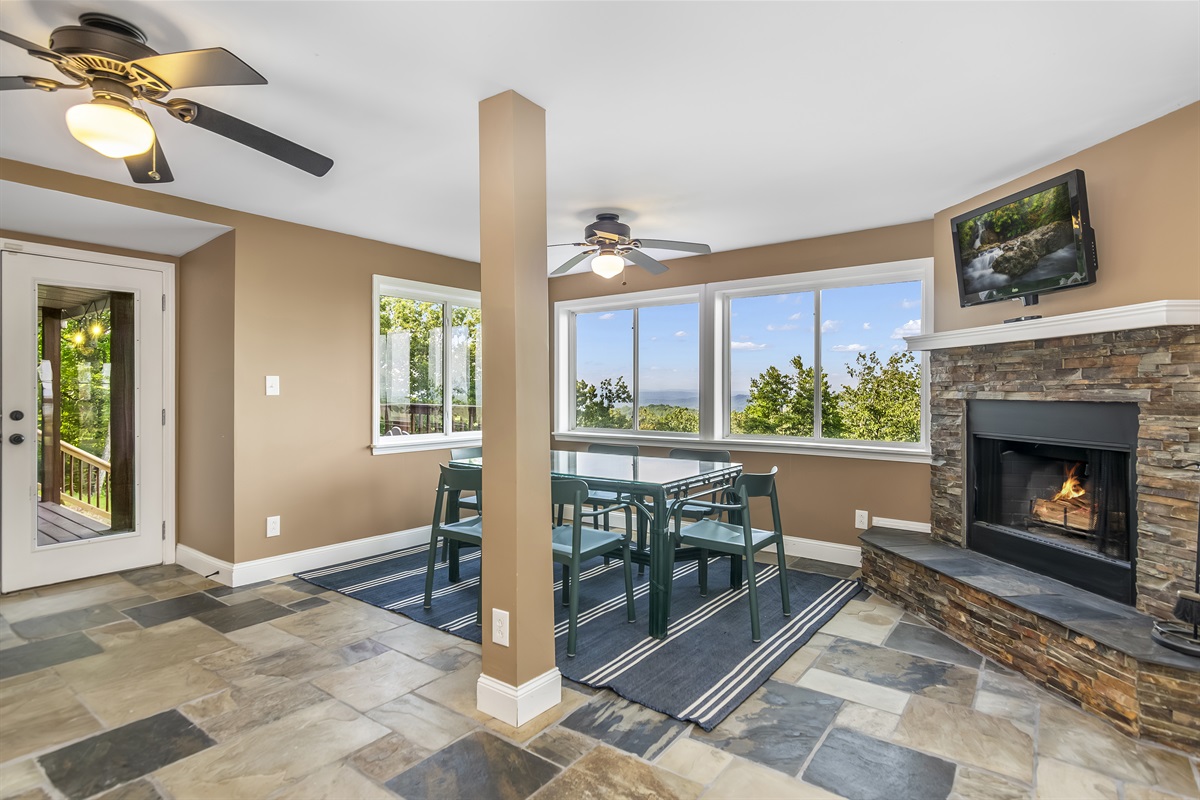 Kitchen/Living room area in basement 